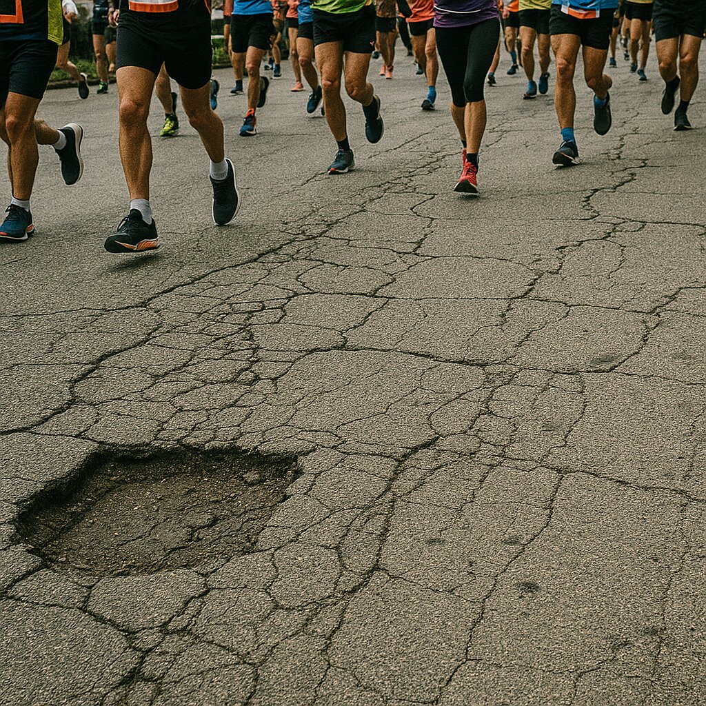 Marathon Mishap- Potholes Plague Kingston Runners, Spark Budget Debate